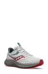 Saucony Omni 21 Running Shoe In Concrete/berry