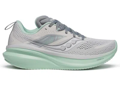 Pre-owned Saucony Omni 22 (women's) Sneakers In Fog/jade