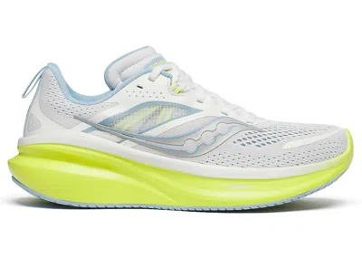 Pre-owned Saucony Omni 22 (women's) Sneakers In White/sunny