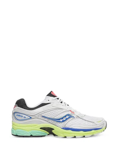 Saucony Omni 9 Mesh-panel Sneakers In White