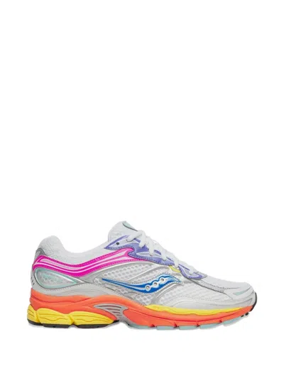 Saucony Kids' Omni 9 Panelled Round Toe Sneakers In White