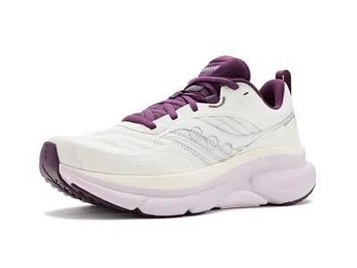 Saucony Omni St 23 Women's Running Shoes Ivory/eggplant: 9 B - Medium In White