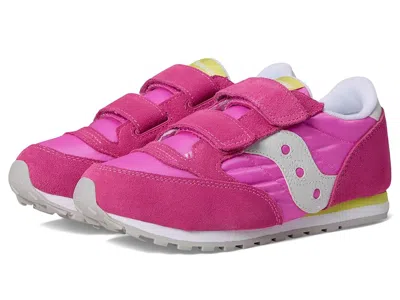 Saucony Originals Jazz Double Hook Loop (toddler/little Kid/big Kid) Kid's Shoes Pink/lime : 7 Big Kid M, Sy