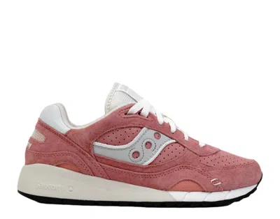 Saucony Originals Shadow 6000 Full Suede Pack Salmon Men's Shoes S70662-3 In Red