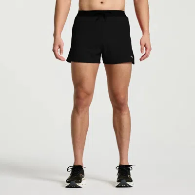 Saucony Outpace 3" Short In Black
