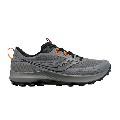 Pre-owned Saucony Peregrine 13 Gore-tex 'gravel Orange' In Grey