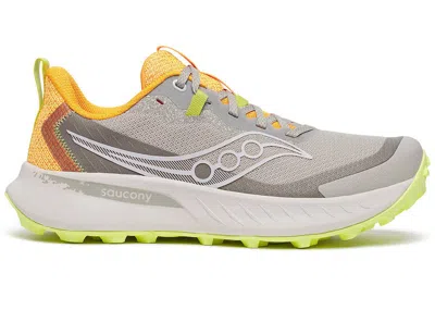 Pre-owned Saucony Peregrine 15 (women's) Sneakers In Dove/peel