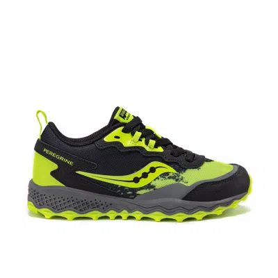 Saucony Peregrine Kdz Shield Sneaker - Big Kid In Black