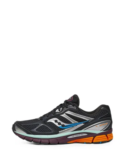 Saucony Progrid Guide 7 Lace-up Sneakers In Black