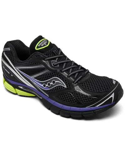 Saucony Progrid Guide 7 Running Sneakers From Finish Line In Black