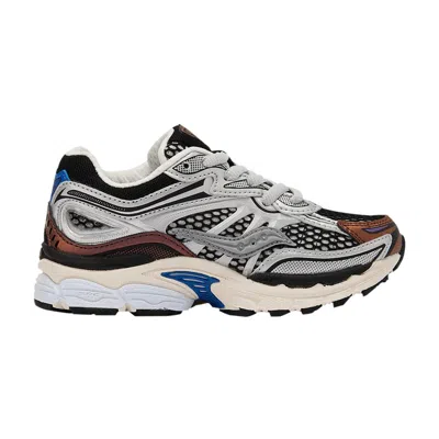 Pre-owned Saucony Progrid Omni 9 Big Kid 'black Silver Burgundy' | Kid's Size 2