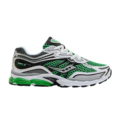 Pre-owned Saucony Progrid Omni 9 Big Kid 'white Fern Black' | Green | Kid's Size 7