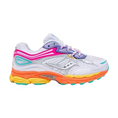 Pre-owned Saucony Progrid Omni 9 Big Kid 'white Pink Orange' | Multi-color | Kid's Size 3.5