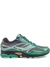 Saucony Green & Black Progrid Omni 9 Glowaconstrictor Sneakers In Green