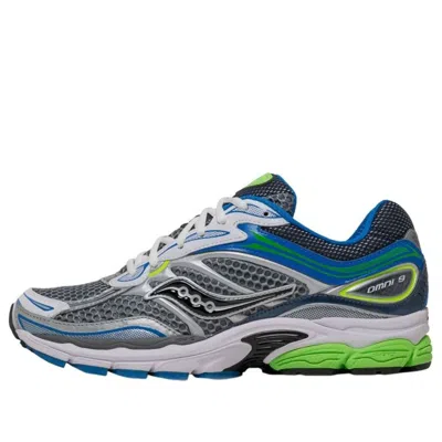 Saucony Progrid Omni 9 Mesh Low-top Sneakers In Gray