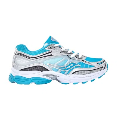 Pre-owned Saucony Progrid Omni 9 Kdz Big Kid 'scuba Silver' | Blue | Kid's Size 3.5