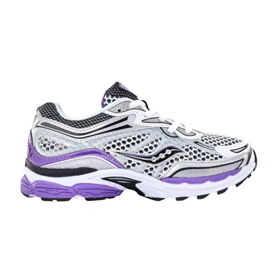 Pre-owned Saucony Progrid Omni 9 Kdz Big Kid 'silver Purple' | Kid's Size 5.5