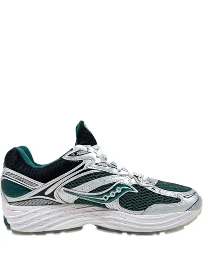 Saucony Progrid Omni 9 Lace-up Sneakers In Green