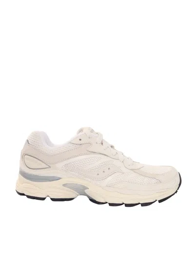 Saucony Progrid Omni 9 Premium Mesh And Suede Sneakers In Multi