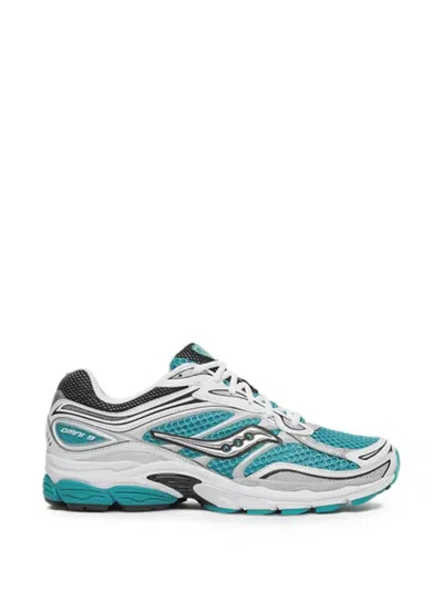 Saucony Progrid Omni 9 Panelled Sneakers In Blue
