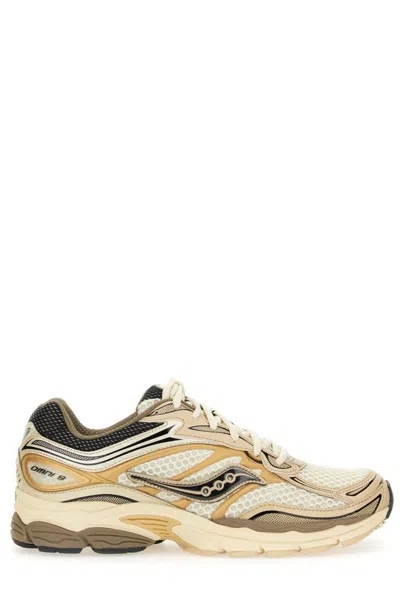 Saucony Progrid Omni 9 Running Trainers In Gold