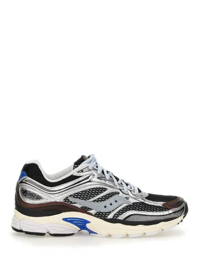 Saucony Progrid Omni 9 Sneaker In Silver/brown