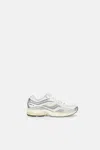 Saucony Mens White Silver Progrid Omni 9 Woven Trainers In Multi