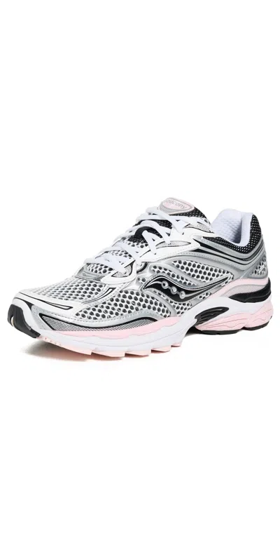 SAUCONY PROGRID OMNI 9 SNEAKERS SILVER/PINK