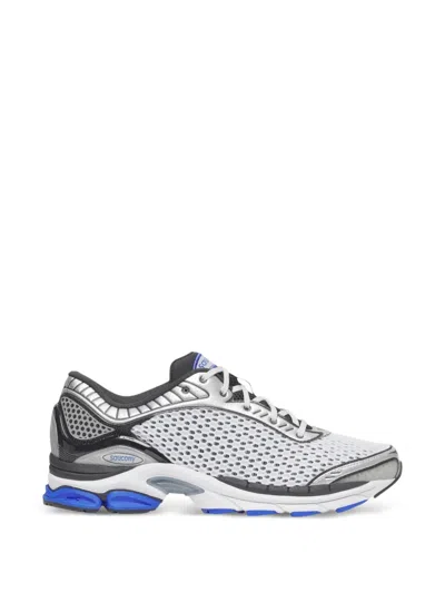 Saucony Progrid Paramount Mesh-panel Sneakers In Blue