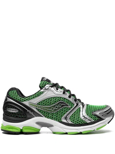 SAUCONY PROGRID TRIUMPH 4 "GREEN/SILVER" SNEAKERS