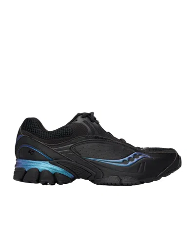 Saucony Progrid V2 Mesh Sneakers In Black