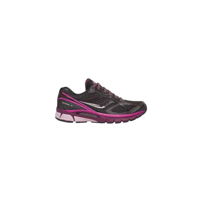 Saucony Purple Synthetic Athletic Sneakers In Black