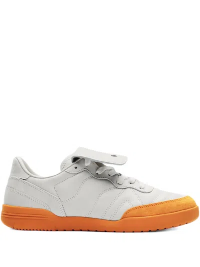 Saucony Quilted Leather Sneakers In Gold