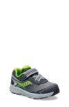 Saucony Ride 10 Jr. Sneaker In Navy/green