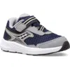 Saucony Ride 10 Jr. Sneaker In Navy/grey