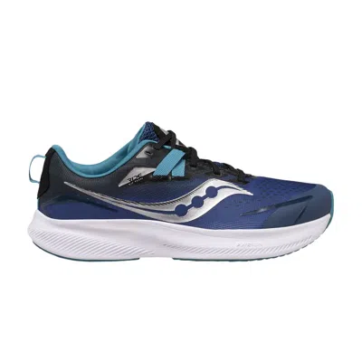 Pre-owned Saucony Ride 15 Big Kid 'twilight' | Blue | Kid's Size 4.5