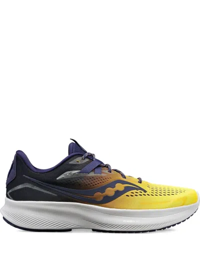 Saucony Ride 15 Lace-up Sneakers In Black