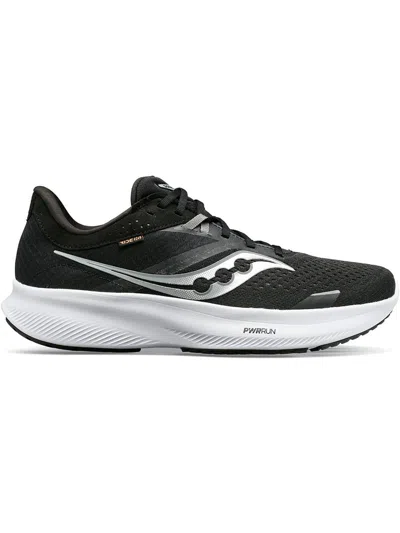 Saucony Ride 16 Mens Fitness Workout Running & Training Shoes In Black