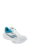 Saucony Ride 16 Running Shoe In White/ink