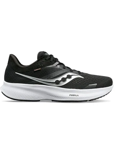 Saucony Ride 16 Womens Fitness Workout Running & Training Shoes In Black