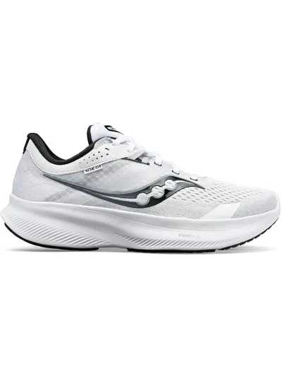 Saucony Ride 16 Womens Fitness Workout Running & Training Shoes In White