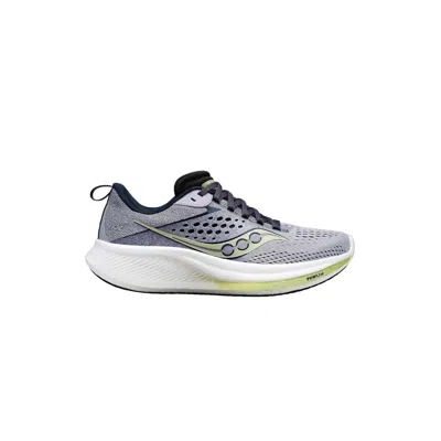 Saucony Ride 17 Iris / Navy S10924-110 Women's In Gray