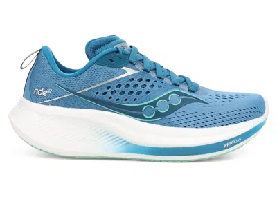 Pre-owned Saucony Ride 17 (women's) Sneakers In Breeze/grotto