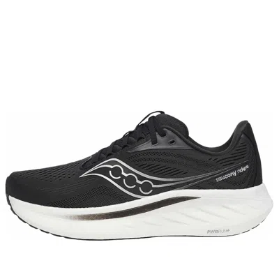 SAUCONY SAUCONY RIDE 18 'BLACK WHITE'