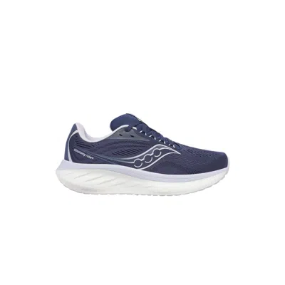 Saucony Ride 18 Navy / Aster S11000-243 Women's In Blue