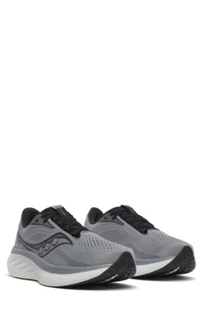 Saucony Ride 18 Running Shoe In Black