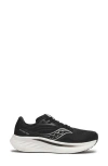 Saucony Triumph 21 Running Shoe -wide Width Available In Black/white