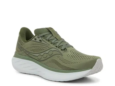 Saucony Ride 18 Running Shoe In Green