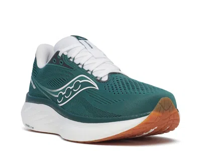 Saucony Ride 18 Running Shoe In Green