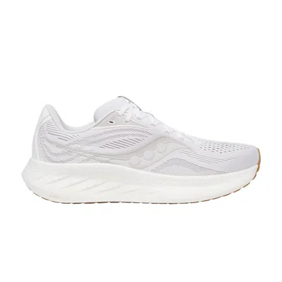 Pre-owned Saucony Ride 18 'white Gum' | Men's Size 7